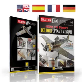   AMMO by MIG Jimenez - SOLUTION BOOK PREMIUM 32 - How to Paint Late WWII Luftwaffe Aircraft (Multilingual)