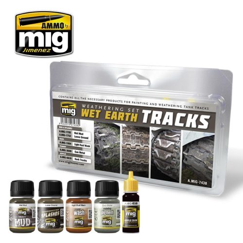 AMMO - Wet Earth Tracks Weathering Set