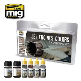 AMMO - Jet Engines Colors Weathering Set