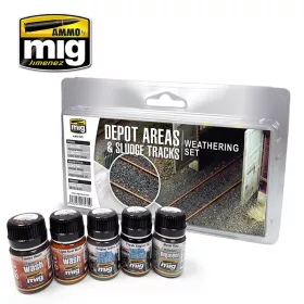 AMMO - Depot Areas Sludge Tracks Weathering Set