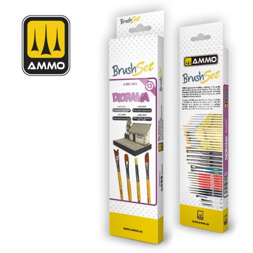 AMMO - Dioramas Brushes Set