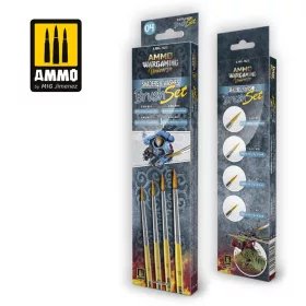 AMMO - AMMO WARGAMING UNIVERSE - Shaders Washes Brush Set