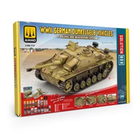   AMMO by MIG Jimenez - WWII German Dunkelgelb Vehicles - SOLUTION BOX 35