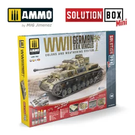 AMMO - Solution Box Mini 19 Wwii German D.A.K. Vehicles