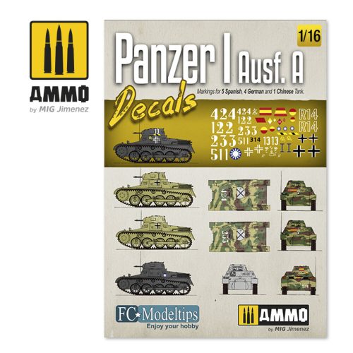AMMO - 1/16 Panzer I Ausf. A Decals
