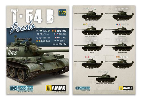 AMMO - 1/72 T-54B Decals