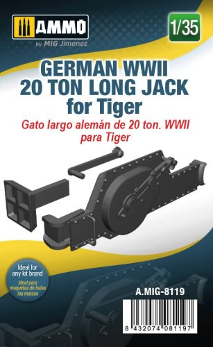 AMMO by MIG Jimenez - 1/35 German WWII 20 ton Long Jack for Tiger