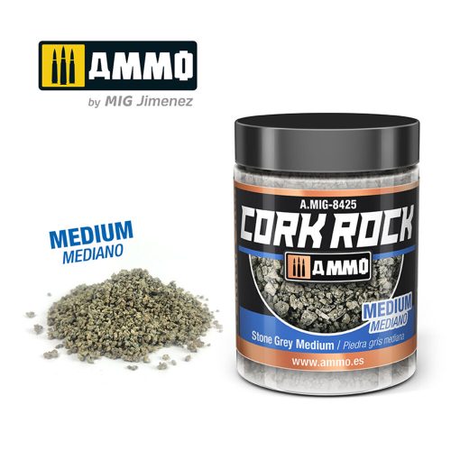 AMMO - CREATE CORK Stone Grey Medium (Jar 100mL)