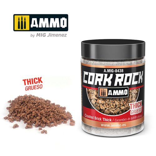 AMMO - CREATE CORK Crushed Brick Thick (Jar 100mL)