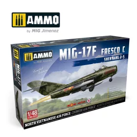   AMMO by MIG Jimenez - 1/48 MiG-17F Shenyang J-5 Vietnam-China-North Korea
