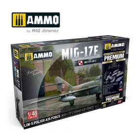   AMMO by MIG Jimenez - 1/48 MiG-17F/LIM-5 Poland-Cuba-Angola Premium Edition repülő makett