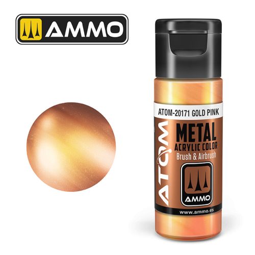 AMMO - ATOM METALLIC Gold Pink