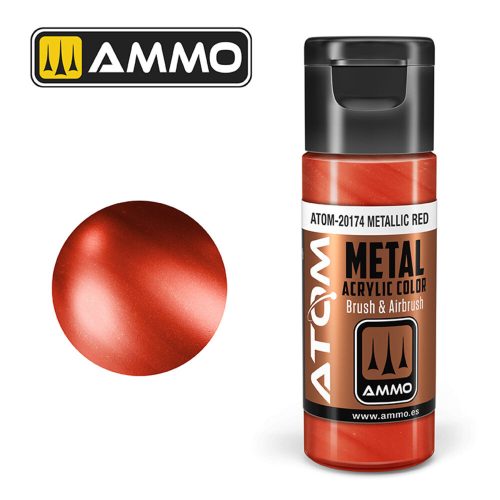 AMMO - ATOM METALLIC Red