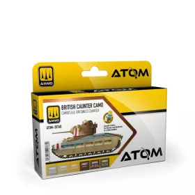 AMMO by MIG Jimenez - ATOM Caunter British Camo Set