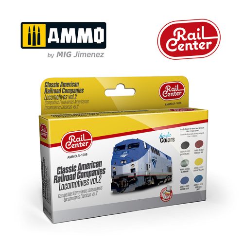 AMMO - Ammo Rail Center - Classic American Railroad Companies. Locomotives Vol.2