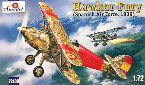 Amodel - Hawker Fury Spanish AF fighter