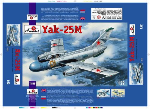 Amodel - Yakovlev Yak-25M Soviet fighter