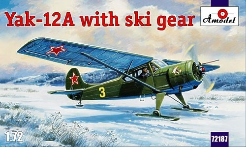 Amodel - Yakovlev Yak-12A with ski gear