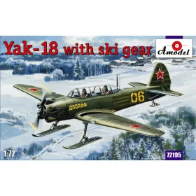 Amodel - Yak-18 with ski gear repülő makett