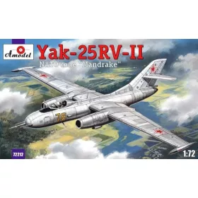   Amodel - Yakovlev Yak-25RV-II Mandrake sovj. int. repülő makett