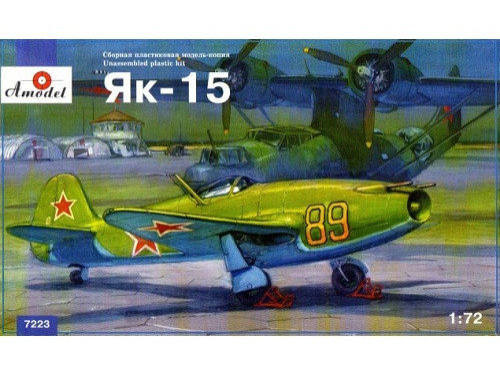 Amodel - Yakovlev Yak-15 Soviet jet fighter.Relea Limited quantity