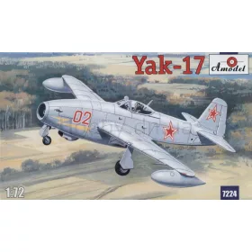 Amodel - Yakolev Yak-17 Soviet jet fighter repülő makett