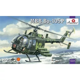   Amodel - MBB Bo-105P helicopter  military version helikopter makett