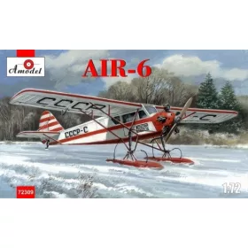Amodel - AIR-6 Soviet monoplane on skis