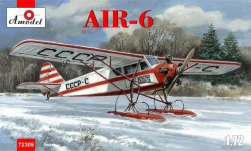 Amodel - AIR-6 Soviet monoplane on skis