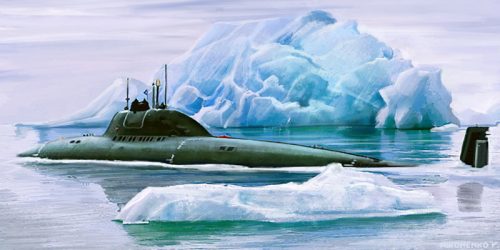 Micro Mir  Amp - 705 K Alfa class Soviet submarine