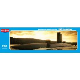   Micro Mir  Amp - HMS Resolution British nuclear-powered submarine tengeralattjáró makett