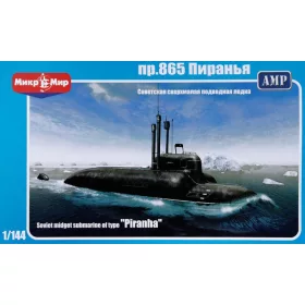   Micro Mir  AMP - Soviet midget submarine pr.865 Piranha tengeralattjáró makett