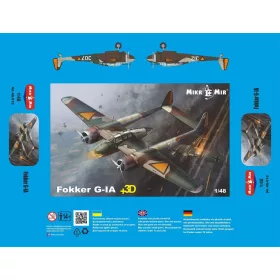 Micro Mir  AMP - Fokker G-IA + 3D details