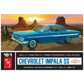AMT - 1961 Chevrolet Impala SS car autó makett