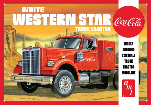 AMT - White Western Star Semi Tractor (Coca Cola)