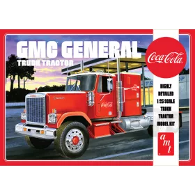 AMT - 1976 GMC General Semi Tractor (Coca-Cola) autó makett