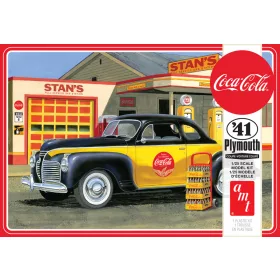 AMT - 1941 Plymouth Coupe (Coca-Cola) autó makett