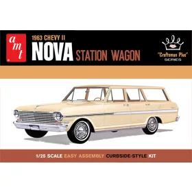   AMT - 1963 Chevy II Nova Station Wagon  Craftsman Plus Series autó makett