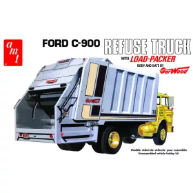   AMT - Ford C-900 Gar Wood Load Packer Garbage Truck teherautó makett