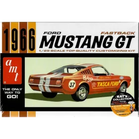 AMT - 1/25 1966 Ford Mustang Fastback 2+2 autó makett