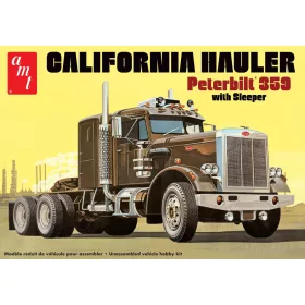   AMT - 1/25 Peterbilt 359 California Hauler w/Sleeper kamion makett