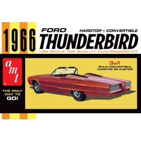 AMT - 1966 Ford Thunderbird Hardtop/Convertible autó makett