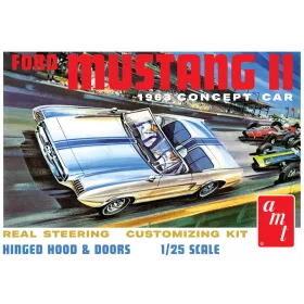 AMT - 1:25 1963 Ford Mustang II Concept Car autó makett