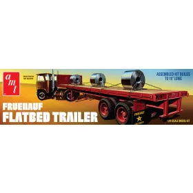 AMT - 1:25 Fruehauf Flatbed Trailer kamion makett