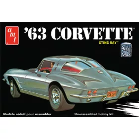AMT - 1963 Chevrolet Corvette autó makett