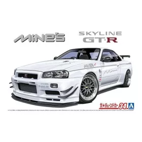 Aoshima -  Mines Nissan Skyline GT-R R34 BNR3