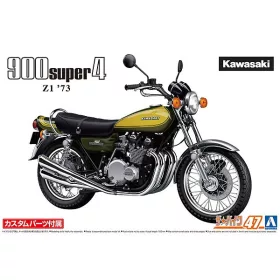 Aoshima - KAWASAKI Z1 900 SUPER4 '73 WITH CUSTOM PARTS