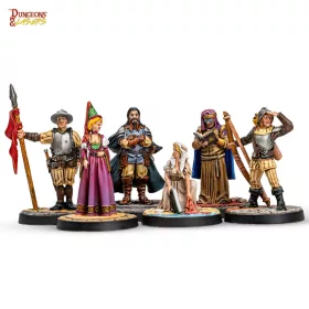   Archon Studio - Dungeons & Lasers Miniatures: TOWNSFOLK MINIATURE PACK figura makett