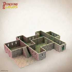   Archon Studio - Dungeons & Lasers Starter Set: GRAND STRONGHOLD