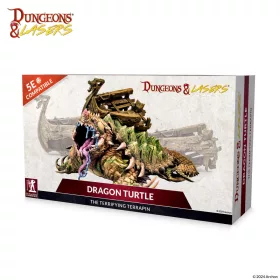   Archon Studio - Dungeons & Lasers Miniatures: DRAGON TURTLE figura makett